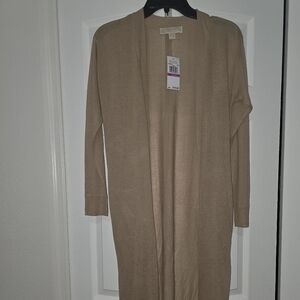 Michael Kors Khaki Knit Cardigan